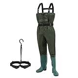 Aopunly Wathose Herren Anglerhose, 70 Denier Nylon, PVC Angelhose,...