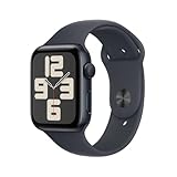 Apple Watch SE (2. Generation) GPS 44 mm Smartwatch mit Aluminiumgehäuse...