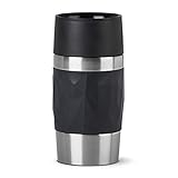 Emsa N21601 Travel Mug Compact Thermo-/Isolierbecher aus Edelstahl | 0,3...