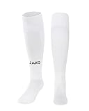JAKO Herren støttestrømpe Glasgow 2.0 Stutzenstrumpf, Weiß, 43-46 EU
