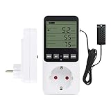 ASOFTY Feuchtigkeitsregler Temperaturregler Steckdose, Digitaler Hygrostat...