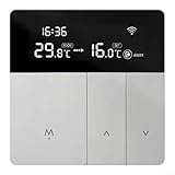 Thermostat für Fußbodenheizung, WLAN-fähig, programmierbares Thermostat...