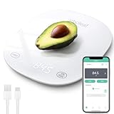 arboleaf Küchenwaage Digital mit App, Waage Küchenwaage Bluetooth mit...