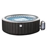 GardWell Whirlpool Round CITY - für 3 Personen - 105 Luft-Massagedüsen -...