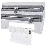 TouSuaRSi Wandrollenhalter Küchenrollenhalter Papierrollenhalter 3-Fach...