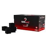 BLACKCOCO's - 1KG CUBES27+ Shisha Kohle Naturkohle aus Kokosnuss Kokoskohle...