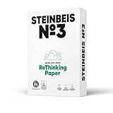 Steinbeis No. 3 Druckerpapier – DIN A4 Recycling-Papier 80 g/m², Weiß &...