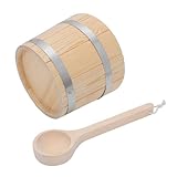 BESPORTBLE Saunakübel aus Hochwertigem Holz mit Ergonomischem Griff...