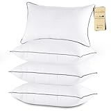 JOLLYVOGUE Pillows Queen Size 4er-Set, Bettkissen zum Schlafen, kühlende...