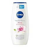 NIVEA Rose & Almond Oil Pflegedusche, pH-hautneutrales Duschgel mit...