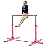 HOMCOM Gymnastik Turnreck Reckstange 13-stufige höhenverstellbar bis 75 kg...