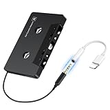 Kitgody Kassettenadapter für Autoradio mit Klinke, Direkt für iPhone iPad...