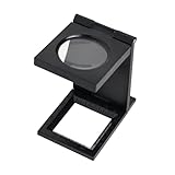 Wonvify Tisch-Fadenzähler-Lupe, Leselupe, Faltbarer Fadenzähler aus...