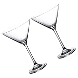 Sewroro 2 Stück Martini Cocktailgläser 200 Ml aus Transparentem Glas mit...