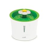 Catit Flower Fountain, Blumentrinkbrunnen für Katzen, 3L, weiß/grün, 1...