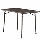 möbelando Klapptisch 220/ in grau, anthrazit/Mecalit®-Pro - 115x72x70cm...