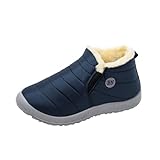 Kurz- samt Flat warm Winterstiefel Wasser- Frauen Damenstiefel Schuhe Damen...