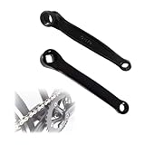 ZHYUAN 2 STK Crank Fahrrad Kurbel, 170MM, Fahrrad Kurbel Kurbelarm, Fahrrad...