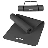 ALPIDEX Yogamatte 183 x 60 x 0.8 cm Phthalatfreie Fitness Matte Tragegurt...