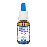 Dr. Jacob's Vitamin K2 Öl 20 ml I 20 µg pro Tropfen I Vitamin K2 als...