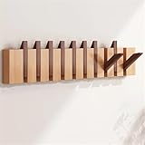 Robuste Wandgarderobe – Klappregal für Mäntel, Schlüssel, Hüte,...