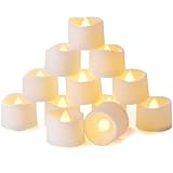 Homemory 12 led teelichter mit Timer, elektrische flackernde...