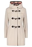 Gil Bret Damen Dufflecoat mit Kapuze Beige Melange,40