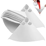 ZMDMAH 50 Stück Lacksiebe Lackfilter, Nylon Einweg Konisches Papier...