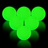 flintronic Leuchtende Golfbälle, 6 Stück Lustige Golfball für...