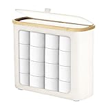 Toilettenpapieraufbewahrung - Toilettenpapierhalter für 12 Rollen | Große...