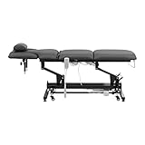 Physa Nantes Gray_PH Massageliege 3 Motoren 200 kg Schwarz/Grau Massagebank...