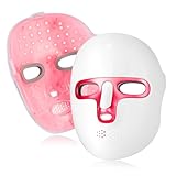 Foreverlily 7 Farben LED-Gesichtslichtmaske, Kabelloses Beauty...