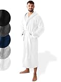 SIEGENTHAL® Herren Bademantel Frottee Velours 100% Baumwolle -...