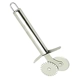 PARENCE.- Teigrädchen mit doppelter Klinge - 2 Schneideköpfe mit einem...