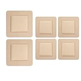6 Stück Dekubitus Pflaster, Schaumverband 5×5cm und 7,5×7,5cm, Silikon...