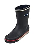 Navyline Unisex Segelstiefel Halbschaft Gummistiefel, dunkelblau/grau, Gr....