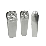 Set Mit 3 Metall Stanzwerkzeug Sets Mit Fünfzackigem Sternmuster...