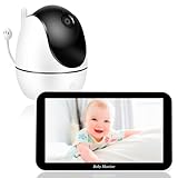 VSIFEHSO Babyphone mit Kamera 5 Zoll Baby Monitor 720p Baby Phone...