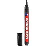 edding 370 Permanentmarker - schwarz - 1 Stift - feine Rundspitze 1 mm -...