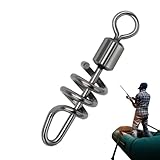 Barrel Fishing Swivel, Angelausrüstungsschnur-Anschluss, Edelstahl, solide...