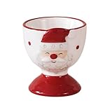 TOWARDSNAN Weihnachten Santa/Hirsch Keramik Eggs Cup Dekorativ Weinbecher...
