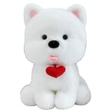 Kuscheltier Hund, West Highland White Terrier Hund Plüschtiere mit Herz,...