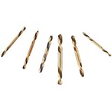 HSS Doppelkopf-Schlangenbohrer, 6-teiliges Set zum Bohren für Metall,...
