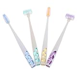 IMIKEYA T-förmige rotierende Handzahnbürste mit weichen Borsten, 360°...