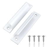 AwmnSrman Balkontürgriff Außen 2 Stück - Pulverbeschichtetes Aluminium...