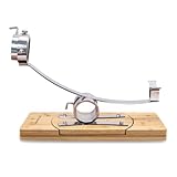 Schinkenhalter, um 360 Grad drehbar, mit 3 Nelken, drehbarer Sockel aus...