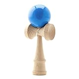 Kendama Japanisches Geschicklichkeitsspiel Blaue Kugel Holz-Spielzeug...