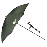 Zite Fishing Angelschirm-Set mit Schirmständer - Großer 250D Regenschirm...