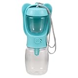 NUOBESTY Hundewasserflasche: Reisewasserflasche für Haustiere, 2-in-1,...