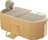 Simcat Faltbare Badewanne für Erwachsene – Tragbare Freistehende...